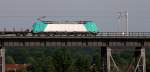 186 246-5 unterwegs im Auftrag der CFL Cargo berquert hier die Rendsburger Hochbrcke. 19.06.12