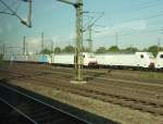 br-6186-traxx-f140ms-ms2/81316/cb-rail-und-railpool-traxxe-in CB Rail und Railpool Traxxe in Kassel Gbf am 10.07.10