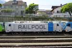Glück müss Mann ahben: Railpool 187 006 war am 5 Juni 2014 in Spiez.