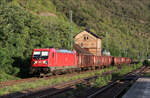 187 149 am 14.09.2023 mit Ganzzug in Richtung Norden in Kaub