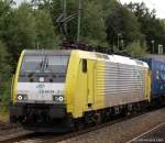 ES 64 F4-203/189 203-3 von Dispolok fhrt am 25.9.10 im Auftrag von ITL durch den Bhf. Tostedt.