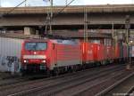 189 012-8 durchfhrt am 11.2.11 den Bhf. Hamburg-Harburg.