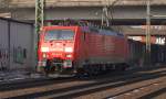 189 004-6 rollte Solo durch Hamburg-Harburg. 26.2.11