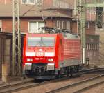189 017-7 fuhr Solo durch HH-Harburg am 30.3.11