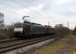 ES 64 F4-109/189 109-2 und ES 64 F4-159/189 159-7 von MRCE Dispolok fahren am 31.3.11 gemeinsam durch Moorburg.