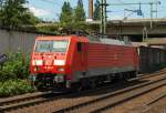 189 015-1 fuhr gemtlich durch Harburg. Gru an den Tf !! 01.06.11