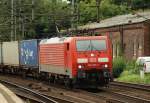 189 005-2 war eine der vielen 189ziger an diesem Tag die an uns vorbei fuhren. HH 19.8.11