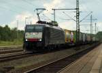 189 287 unterwegs fr TX Logistik zog heute den DGX 40967 Alnabru-Rotterdam Waalh.(bring Logistik) durch Schleswig. 28.8.11