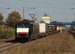 ES 64 F4-107/189 107-6 von MRCE fhrt am 25.9.11 mit einem Gz durch Tostedt.