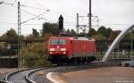 189 013-6 fhrt am 18.10.11 in den Rbf. Hamburg-Sd ein.