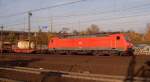 189 016-9 durchfhrt hier Harburg mit einem Mischer. 4.11.11