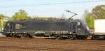 189 151-4 mit Containerzug als Tagespendler unterwegs. Harburg 28.04.12