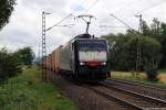 ES 64 F4-841/189 841 fhrt am 14.7.12 mit einem Containerzug bei Elze (Han) durch das Leinetal gen Norden.