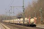 MRCE/TXL 189 923-6/ES 64 F4-023 zieht den DGS 40968(Zementexpress aus Deuna) durch Schleswig. 09.04.2013