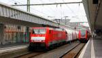 189 089-6 fuhr am 1.7.13 mit einem Gterzug durch Mnster (Westf) Hbf.
