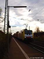 ES 64 F4-206/189 206-6 fuhr am 7.11.09 durch den Bf. Radbruch.