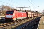 Erzbomber mit 189 040 durchfahrt am 6 Dezember 2014 Boxtel.