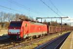 Leeren Eanos wurden von 189 074 in Boxtel nach Rotterdam-Kijfhoek gebracht am 6 Dezember 2014.