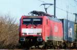 Mein erstes Bild von ein 189er in die Niederlände: am 6 Augustus 2006 durchfahrt 189 077 Alverna.