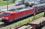 DB 189 014 verlsst Decin-Vychod am 22 Mai 2015.