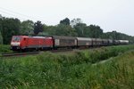 Hin und Her-2: nach eine Stunde passiert 189 074 am 23 Juli 2016 wieder Kijfhoek Dordrecht Zuid, jetzt mit ein Guterzug südwärts.