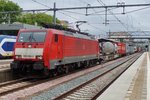 Am 16 Juli 2016 durchfahrt 189 068 Dordrecht Centraal.