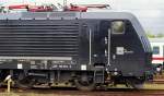 Detailaufnahme der 189 281-9 schn zu sehen die UIC Zulassungen und die LZB Nummer. Flbg 8.5.10