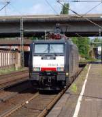 189 201/ES F4-201 fuhr Solo durch den Harburger Bhf. 15.7.10