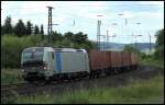 br-6193-vectron-ac-ms/276762/193-805-der-evb-mit-containerzug 193 805 der EVB mit Containerzug am 22.06.13 in Gtzenhof