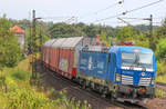 193 838 der EGP mit einem Schenker ATG Zug am 28.07.18 bei Fulda