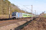 193 997-4 Railpool GmbH für BTE BahnTouristikExpress GmbH mit dem Flixtrain (FLX76338) von Berlin Südkreuz) nach Köln Hbf in Nennhausen.15.02.2020