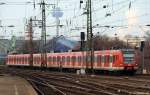 Als S 12 nach Hennef fahren 423 192-4 und 423 039-7 am 20.11.10 in den Bhf. Kln Messe/Deutz ein.