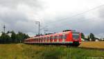 Als S2 nach Erding rollten 423 187/687 & 220/720 bei Markt Schwaben durch die Felder und Wiesen.