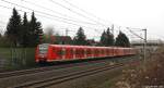 425 319 & 320 fuhren am 1.2.13 als RE nach Wolfsburg Hbf. durch Ahlten.