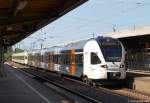 ET 6.03 und ein weiterer Flirt der eurobahn stehen am 4.6.11 als RE 3 nach Dsseldorf Hbf. im Bhf. Hamm (Westf) bereit zur Abfahrt.