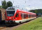 429 029/829 629/829 329/829 029/429 529 verlsst am 18.7.11 als RE9 nach Rostock Hbf. den Bhf. Bergen auf Rgen auerplanmig vom Gleis 4.