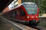 429 027-6/829 627-9/829 327-6/829 027-2/429 527-5 steht am 22.7.11 als RE9 nach Ostseebad Binz im Stralsunder Hauptbahnhof bereit zur Abfahrt.