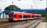 429 026/829 626/829 326/829 026/429 526 fhrt am 18.7.11 als RE9 nach Stralsund in den Bhf. Bergen auf Rgen ein.