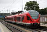 429 026/526 steht am 23.7.11 als RE9 (13007) nach Sassnitz im Bhf. Bergen auf Rgen.