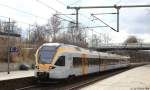ET 5.07 der eurobahn fuhr am 11.4.13 als ERB nach Soest in den Bf. Signal Iduna Park ein.