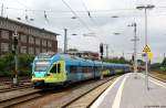 429 001/ET 015 der WestfalenBahn erreichte am 1.7.13 den Hbf. von Mnster (Westf). In Krze geht es zurck nach Osnabrck Hbf.