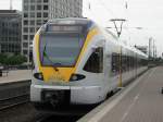 Dortmund Hbf, zug der RB 59 nach Soest,am 10.8.2010
Die Eurobahn  !