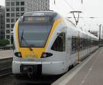 Dortmund Hbf.,bereit  steht  die RB 59 nach Soest  der Eurobahn ,am 10.8.2010