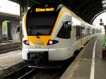 Hagen Hbf: fahrt der L.13 nach Hamm Westfalen ,am 27.8.2010 Eurobahn