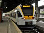 Hagen Hbf. fahrt der L. RE 13 nach Hamm  Westfalen ,am 27.8.2010,Eurobahn