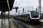 NWB ET 440 222(5-teilig)und ET 440 343(3-teilig) als RS 9 hier bei der Einfahrt in den Bremer Hbf. 03.12.11