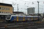 ET 440 337/837 und 440 339/839 fahren am 3.12.11 als RS3 aus Nordenham in den Endbahnhof Bremen Hbf. ein.