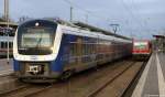 ET 440 217+219 stehen am 28.12.11 als RS1 nach Bremen-Vegesack im Bhf. Verden (Aller).