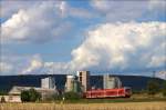 Bei solch Wolken ist der Mops nur noch Beiwerk....10.08.13 in Karlstadt