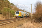 ET 445.110  Ludwigslust  (445 110-0) ODEG - Ostdeutsche Eisenbahn GmbH als RE4 (RE 63912) von Ludwigsfelde nach Rathenow in Nennhausen. 24.03.2016